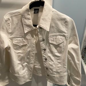White denim jacket
